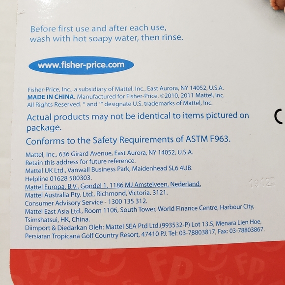 2 Fisher Price Baby's First Pink Purple Keys Purse Mirror Rattle Teether New - Picture 8 of 9